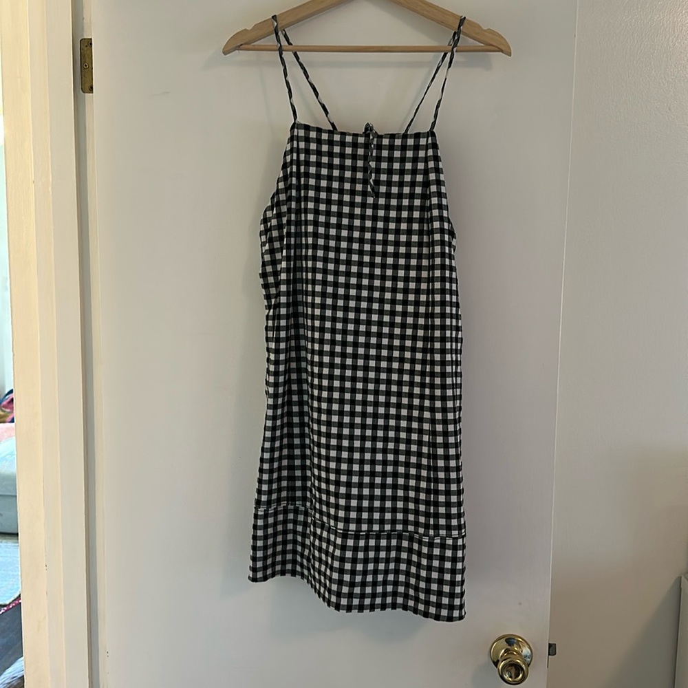Anthro cutie gingham dress